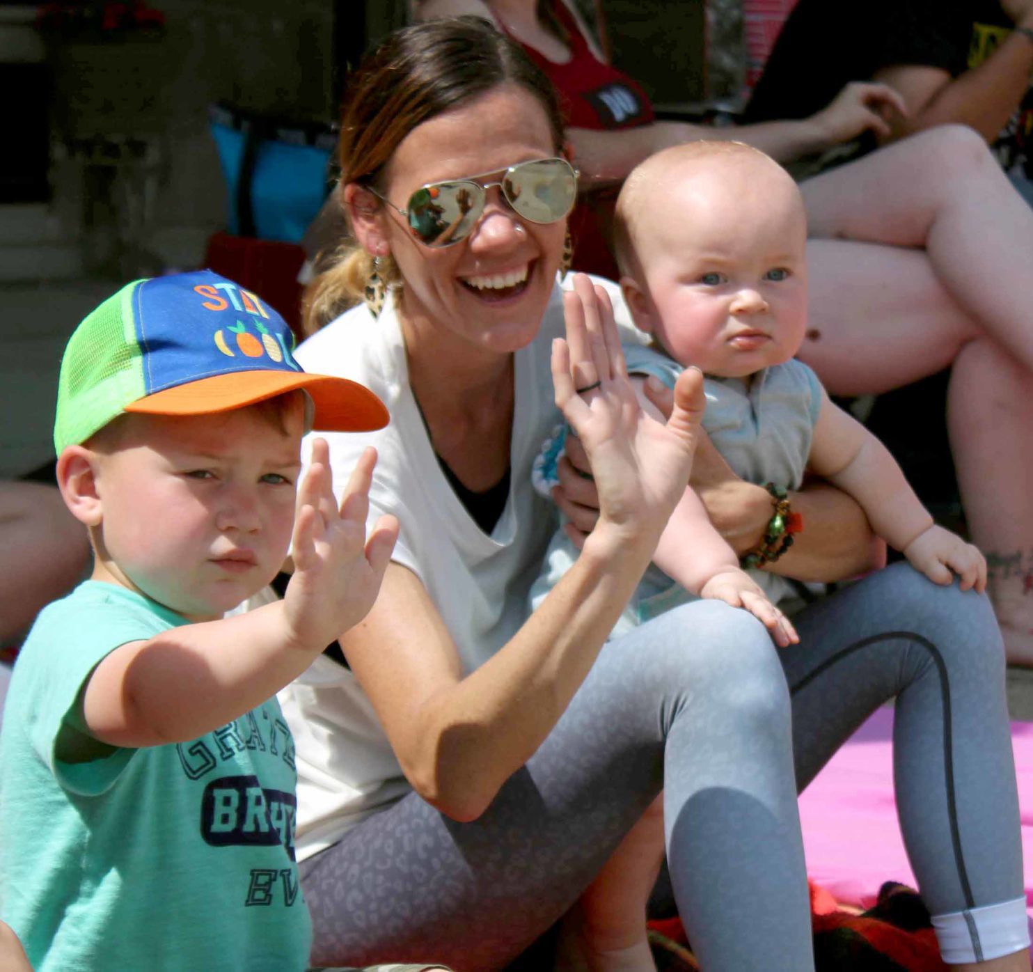Milo and Justina wave (copy)